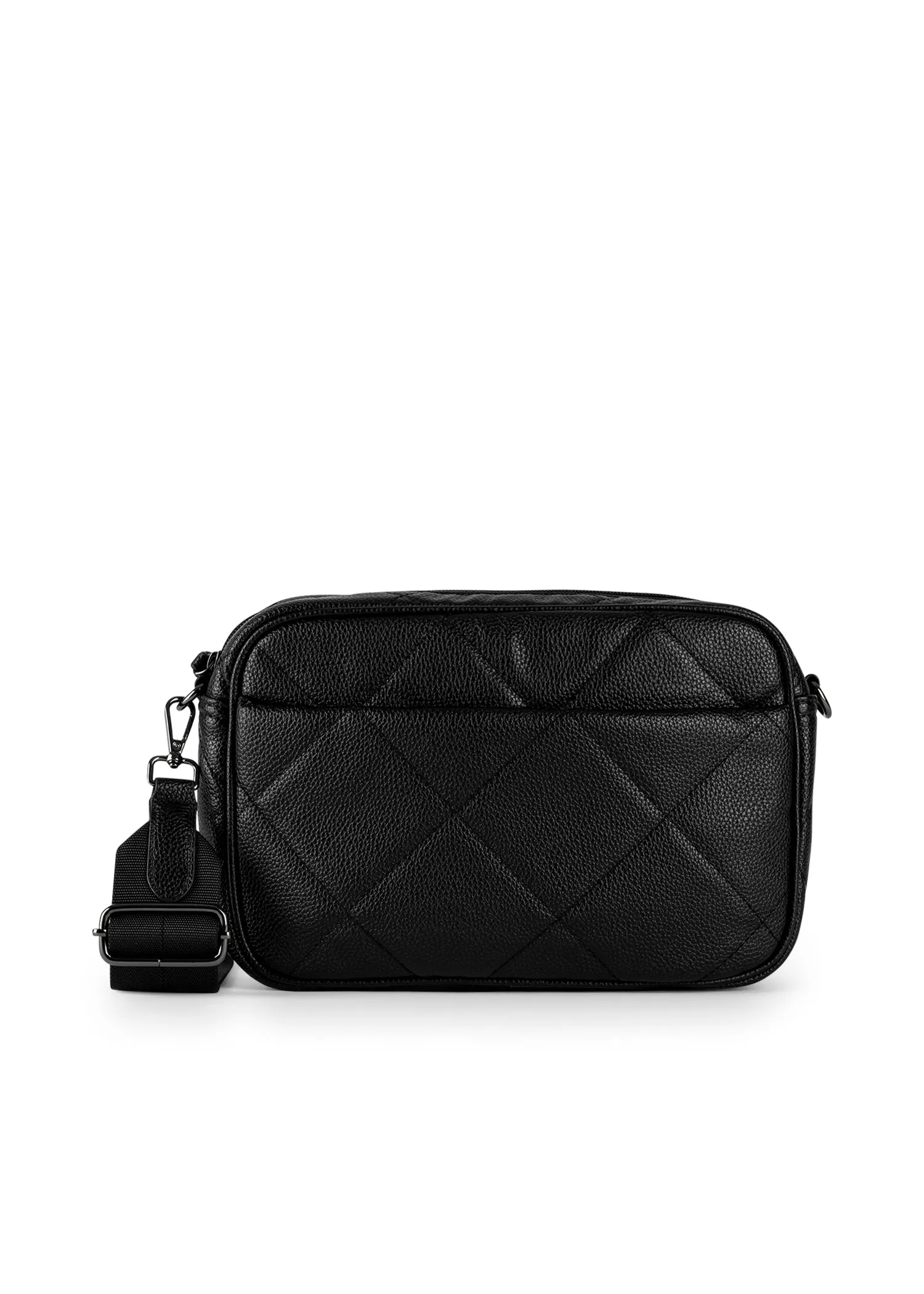 Minimalist Street Outfit Great for on-the-go individuals with busy lifestyles Noa Solo Pebbled Cargo Camera Crossbody