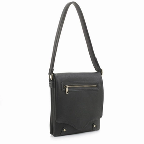 DSC31184LK  Zipper Pocket Flap Over Concealed Carry Crossbody Elegant Durability Outdoor Simplicity
