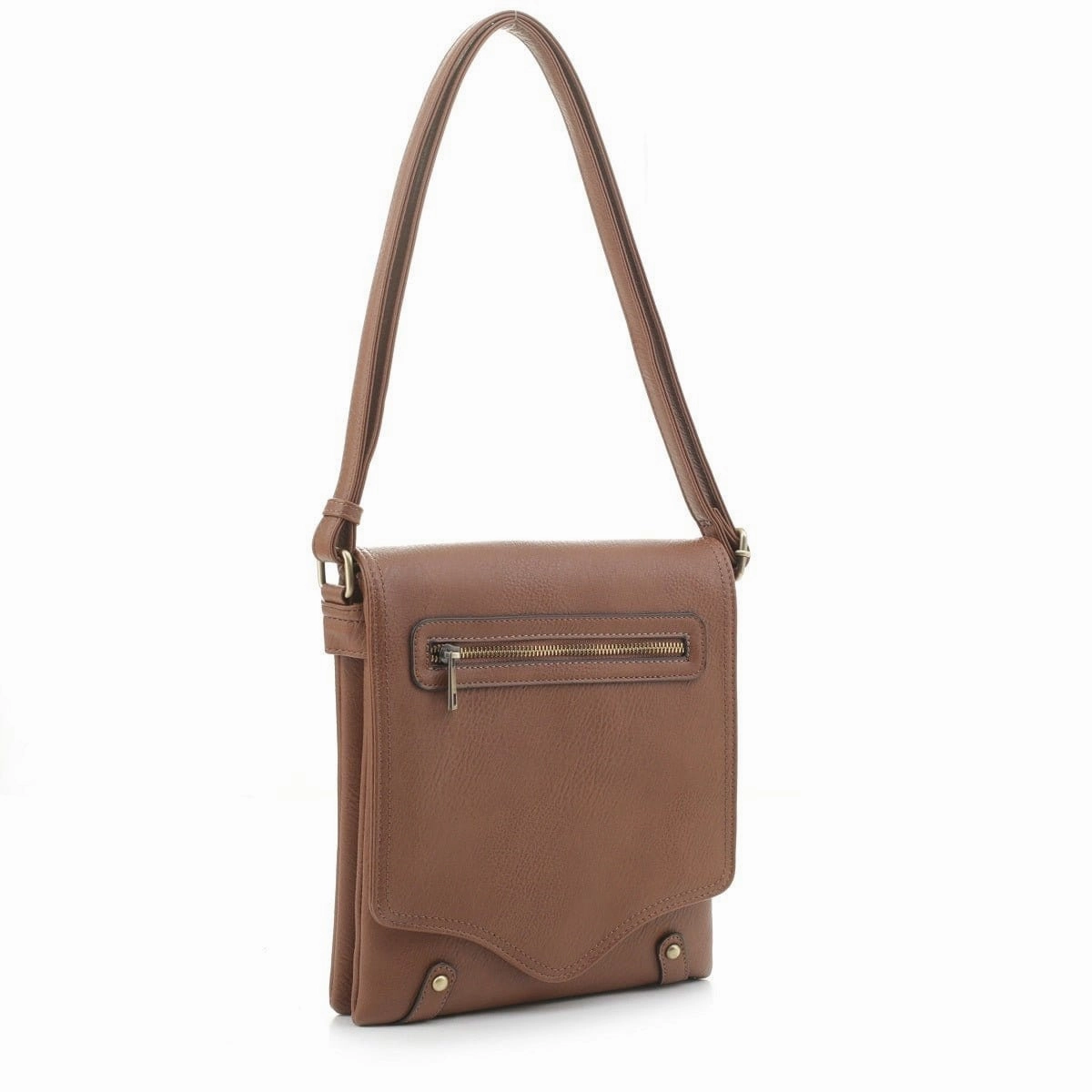 DSC31184LK  Zipper Pocket Flap Over Concealed Carry Crossbody Fashion Accessory Compact Companion