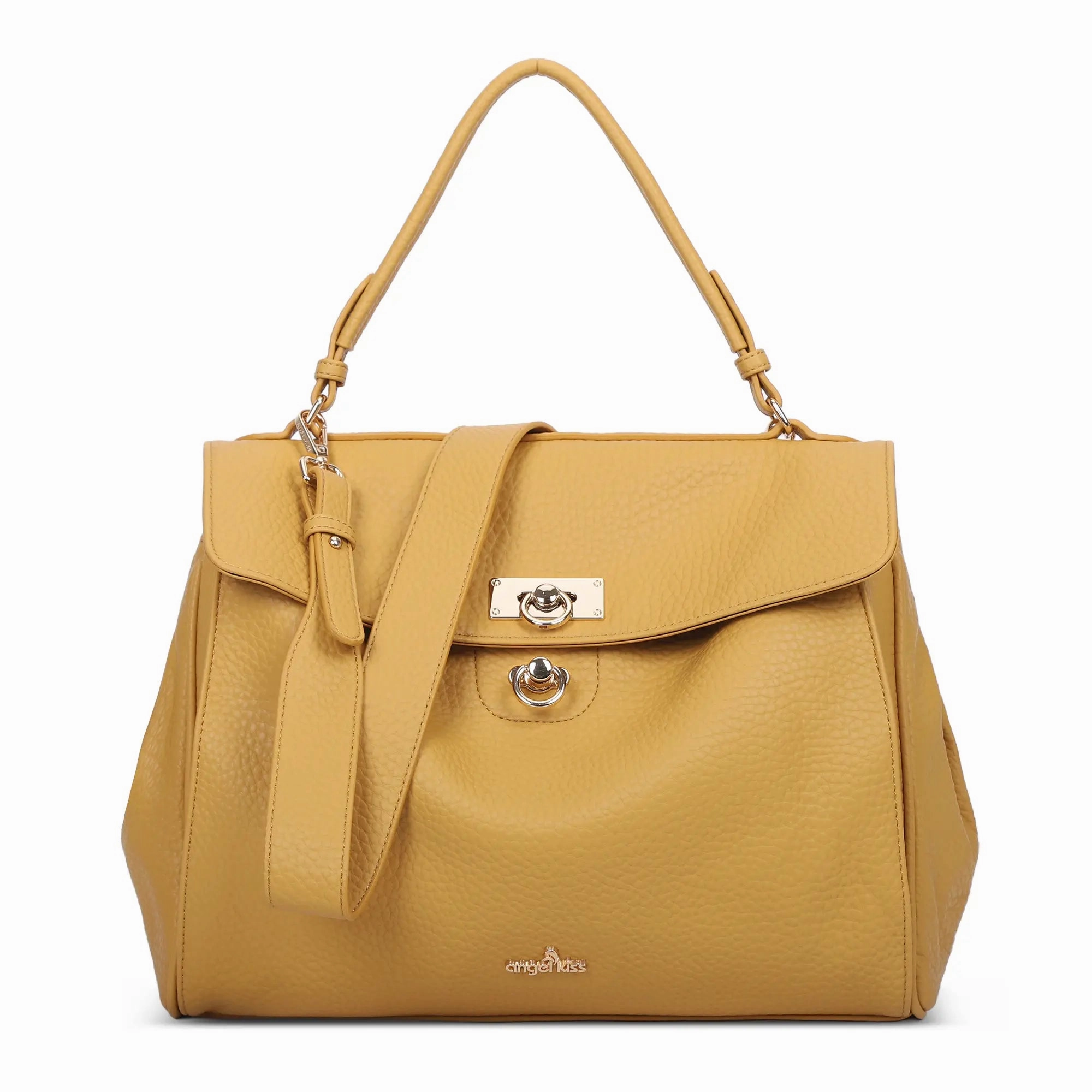 Outdoor Day Look Provides a smart and functional solution for daily organization Angelkiss Elegant Urban Tote | Leather Shoulder Bag for Women