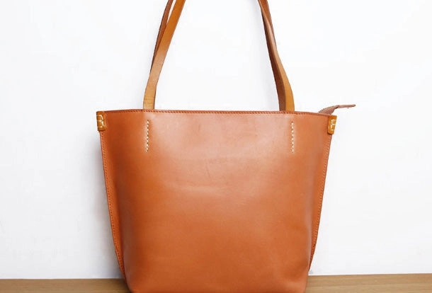 Genuine Leather Handbag Small Tote Bag Shopper Bag Shoulder Bag Purse For Women Urban Gear Weekend Bag