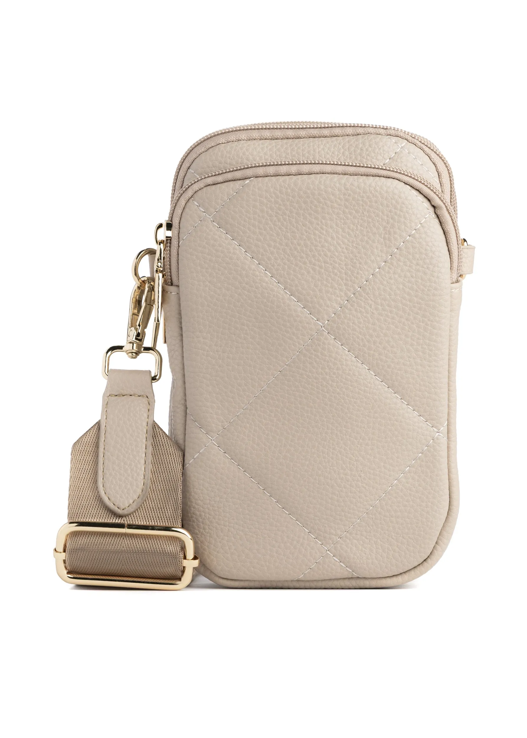 Atlas Fawn Cargo Phone Crossbody Streamlined Shape Minimal Charm