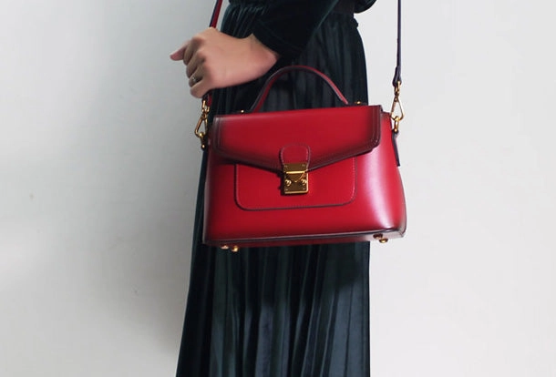 Genuine Leather Bag Handbag Purse Shoulder Bag for Women Leather Crossbody Bag Refined Outfit
