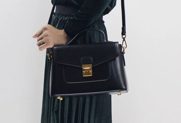 Design Focus Genuine Leather Bag Handbag Purse Shoulder Bag for Women Leather Crossbody Bag