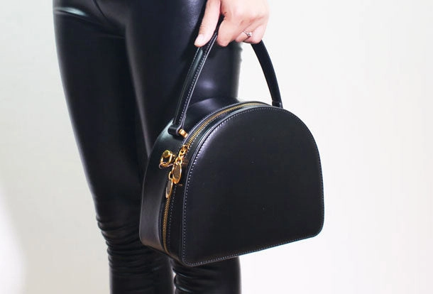 Travel Fashion Practical Shoulder Genuine Leather semi-circle handbag shoulder bag for women leather crossbody bag