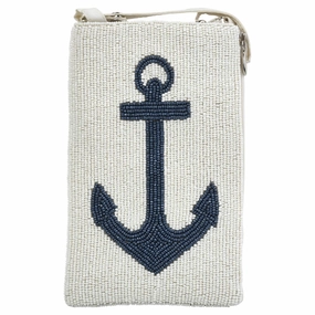 Beaded Club Bag - Anchor White Casual Aesthetic