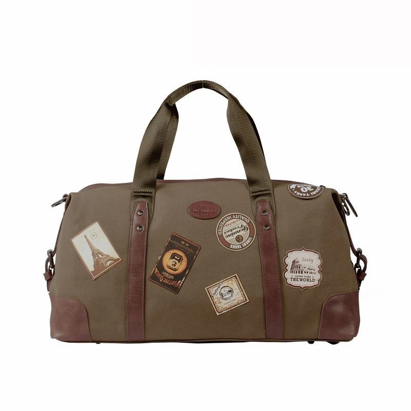 Weather Safe Style Quick Packing Black Fashion Canvas Mens Travel Bag Weekender Bag Duffle Bag Large Canvas Weekender Bag for Men