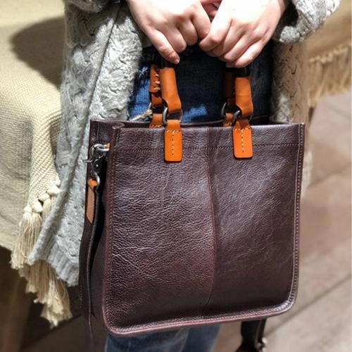 Classic Lifestyle Trendy shoulder accessory Black Vintage Womens Leather Handbag Brown Small Handbag Tote Shopper Purse