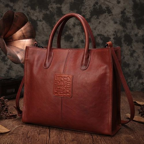 Aesthetic Engineering Luxury Precision Black Vintage Womens Square Handbags Brown Shoulder Handbag Purse for Ladies