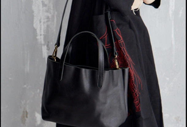 Stylish Option Elegant Outline Handmade Leather Handbag Tote Bag Purse Crossbody Bag Shoulder Purse For Women