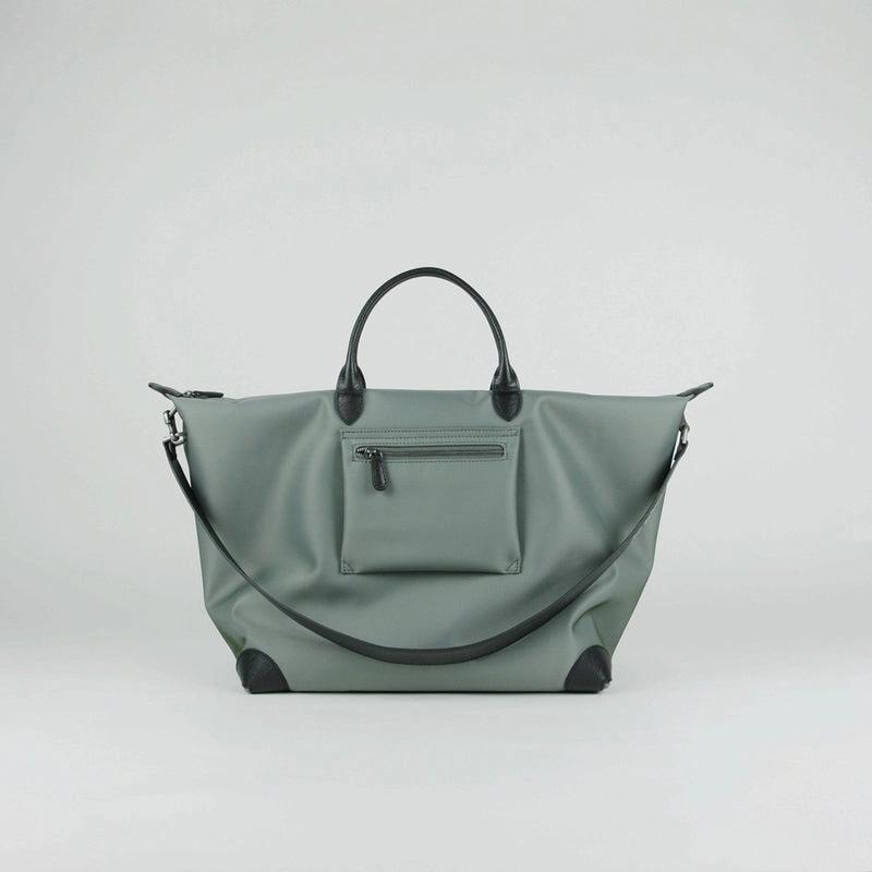 Trendy Appeal Light Green Womens Nylon Shoulder Totes Green Womens Nylon Shoulder Handbag Nylon Handbag Purse for Ladies