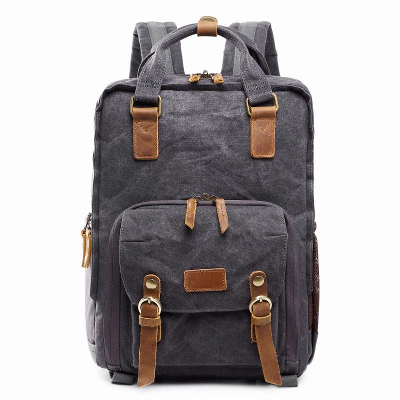 GREEN LARGE CANVAS WATERPROOF MENS CANON Handbag CAMERA BACKPACK NIKON CAMERA BAG DSLR CAMERA BAG FOR Women Contemporary Look Stylish Construction