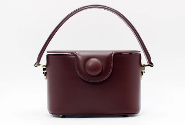 Genuine Leather Doctor Bag Bucket Bag Handbag Shoulder Bag for Women Leather Crossbody Bag Quality Craft vivid color