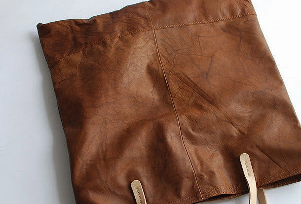 Functional utility Handmade fashion pretty leather small tote bag shoulder bag handbag for women