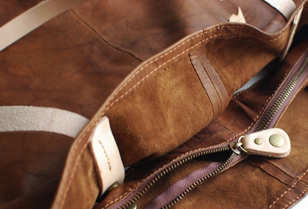 Handmade fashion pretty leather small tote bag shoulder bag handbag for women Everyday Casual Elegant work bag