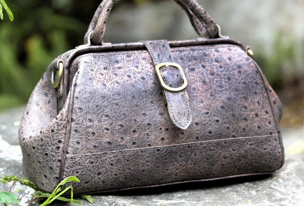 Daytime use Handmade vintage shoulder bag small doctor bag handbag for women