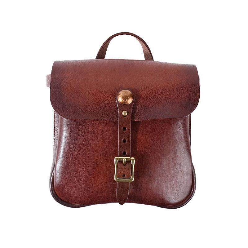 Compact Storage Casual Black Leather Mens Cool Square Side Bag Messenger Bag Vertical Brown Small Postman Courier Bag for Men