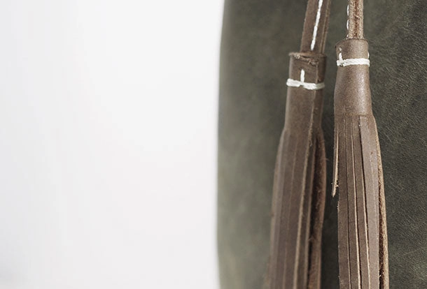 Handmade leather purse bucket phone bag shoulder bag cossbody bag purse women Street Outfit Practical Organizer