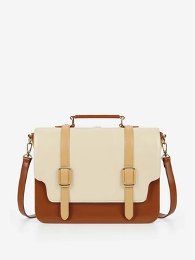 Sport Adventure Weekend Escape Charlie Unisex Vintage Vegan Briefcase