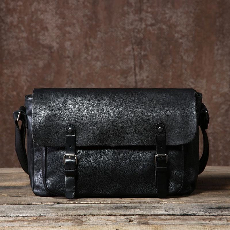 Urban practicality All Season Vintage Leather Mens Cool Shoulder Bags Messenger Bag for men