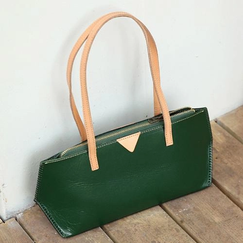 Classic Edge Handmade Vintage Womens Red Leather Handbags Unique Leather Womens Shoulder Purse