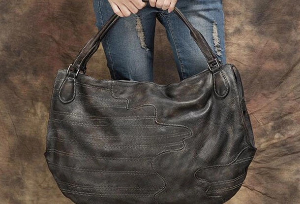 Stylish Utility Handmade Leather handbag purse shoulder bag for women leather shopper bag