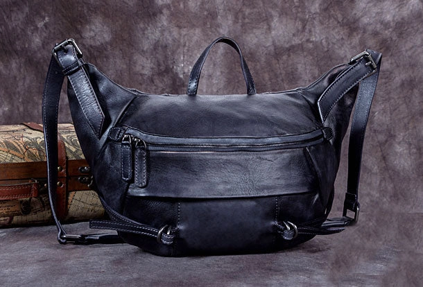 Vintage Womens Leather Handbag Work Shoulder Bag Purse For Women Resort Style