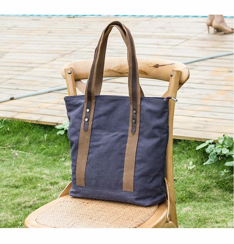 Casual Canvas Mens Womens Large 14???? Khaki Handbag Tote Bag Brown Shoulder Bag Tote Purse For Men urban vibe Simple Luxury