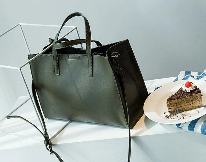 Stylish Leather Womens Handbag Work Purse Shoulder Tote Bag for Women Timeless leather piece