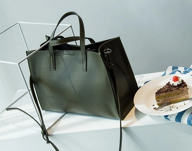 Stylish Leather Womens Handbag Work Purse Shoulder Tote Bag for Women Soft Design Casual Shopper