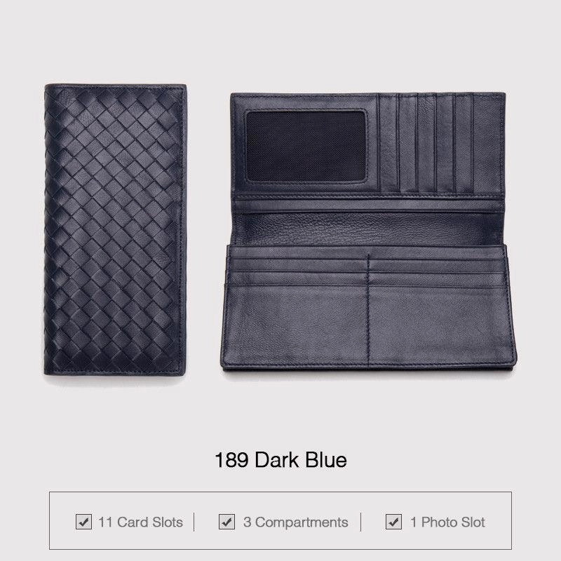 Australia Lambskin Leather Woven Wallet, Men Woven Leather Cards Holder, Handcrafted Trifold Wallet, Designer Wallet, Women Purse, Men Purse Stitched Detail Classic Fit