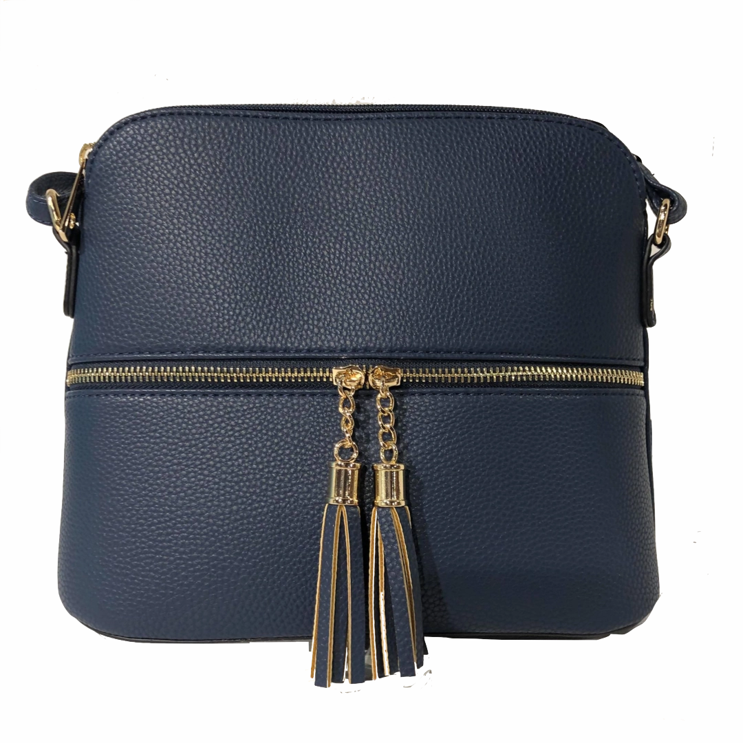 Bold Touch Crossbody Purse - Navy