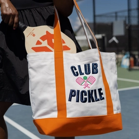 Club Pickleball Tote Evening Look Chic Utility