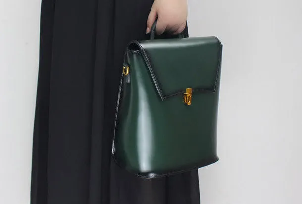 All-Occasion Bag College Leather Backpacks for Women Shoulder bag for Women