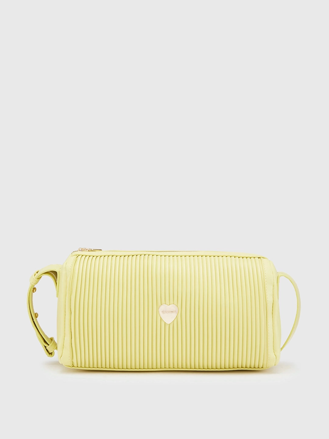 Trendy Daily Fashion Caprese Ava Medium Lemon Yellow Sling Bag
