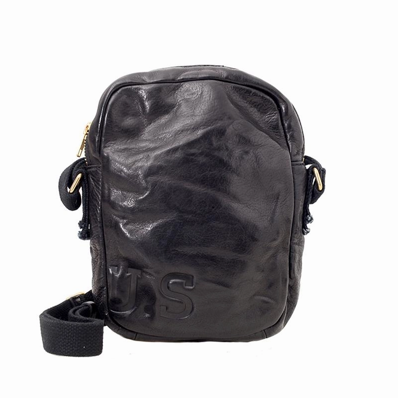 Casual Coffee Leather Men Vertical Side Bag Green Small Messenger Bag Black Courier Bag For Men Comfort Style Contemporary Touch