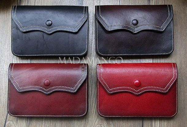 Casual Style Handmade Leather Small phone Purse shoulder bag leather crossbody bag for women