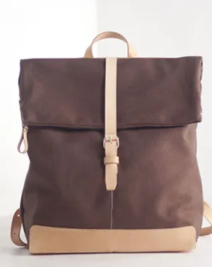 Handmade Leather backpack bag shoulder bag for women leather Lightweight accessory Smart Storage