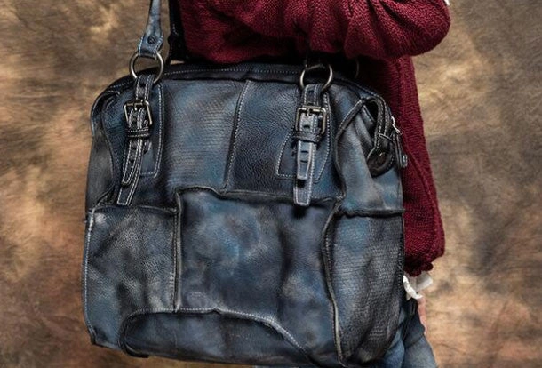 Light Carry Handmade Leather handbag purse shoulder bag for women leather