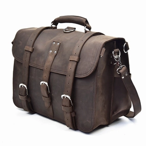 Easy Storage Urban Journey Leather Men Large Briefcase Handbag Travel Bag Messenger Bag For Men