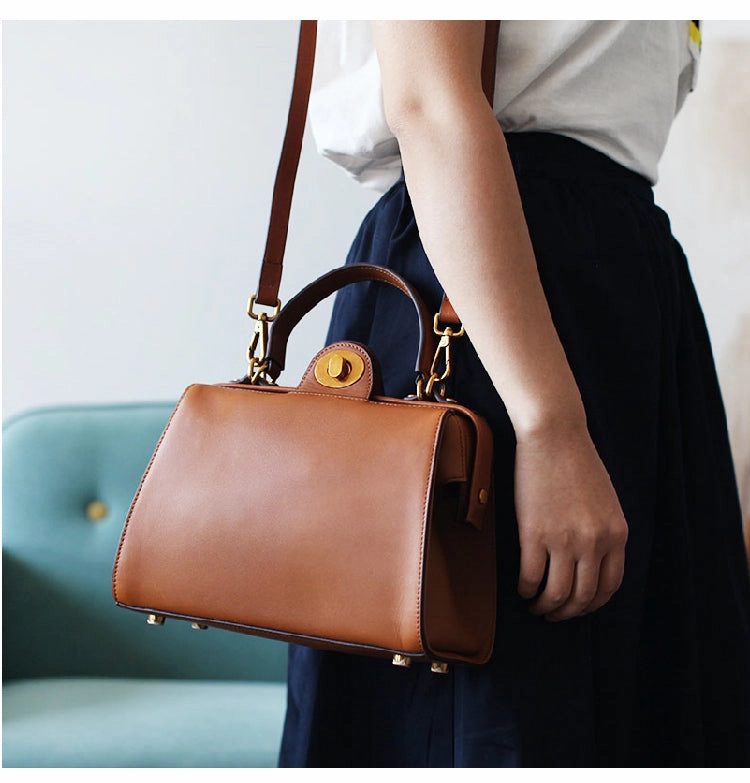 Elegant Everyday Stylish LEATHER WOMEN Doctor Handbag SHOULDER BAG Crossbody Purse FOR WOMEN