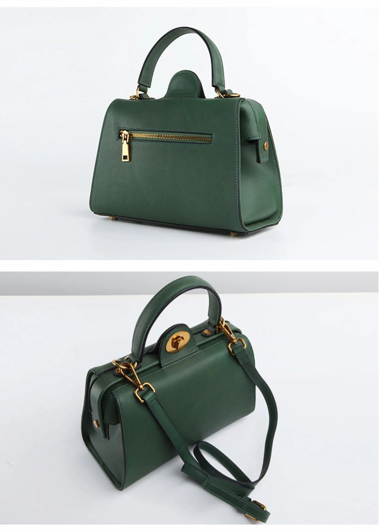 Minimalist leather carrier Functional Style Stylish LEATHER WOMEN Doctor Handbag SHOULDER BAG Crossbody Purse FOR WOMEN