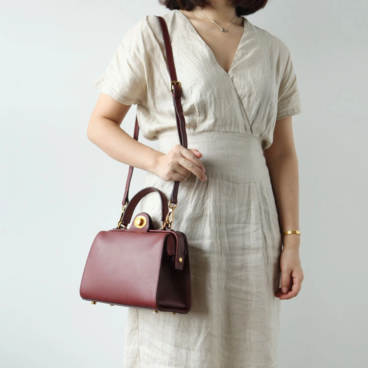 Stylish LEATHER WOMEN Doctor Handbag SHOULDER BAG Crossbody Purse FOR WOMEN Modern Function