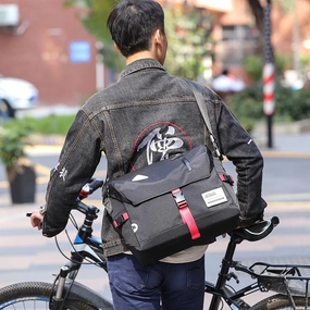 Compact Durability Smart Design Trendy Nylon Cloth Mens Motorcycle Bag Postman Bag Messenger Bag Side Bag For Men