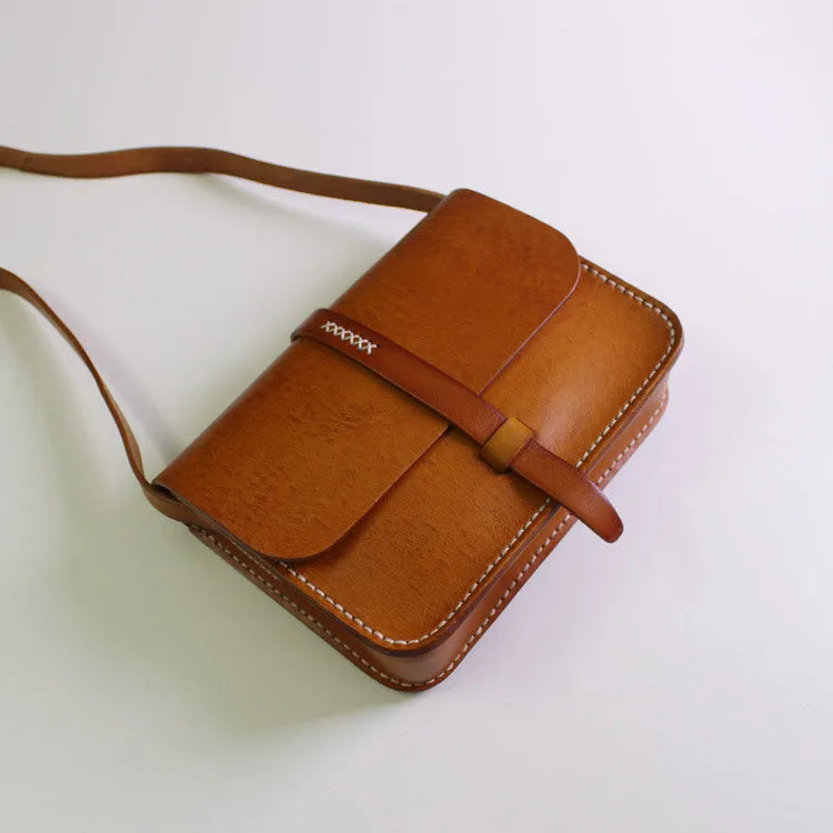 Fashion Outfit Handmade Leather satchel bag shoulder bag black red for women leather crossbody bag