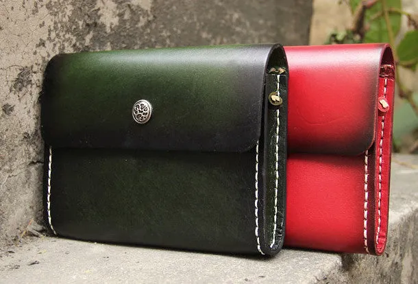 Handmade vintage leather phone cute small crossbody Shoulder Bag for girl women Street Fashion