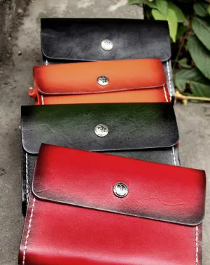 Handmade vintage leather phone cute small crossbody Shoulder Bag for girl women Timeless Handbag