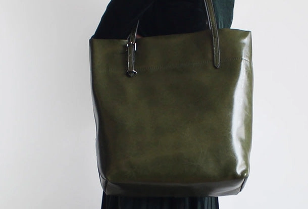 Fashion Forward Smart Design Handmade Leather Tote Purse Handbag Shoulder Bag Large for Women Leather Shopper Bag