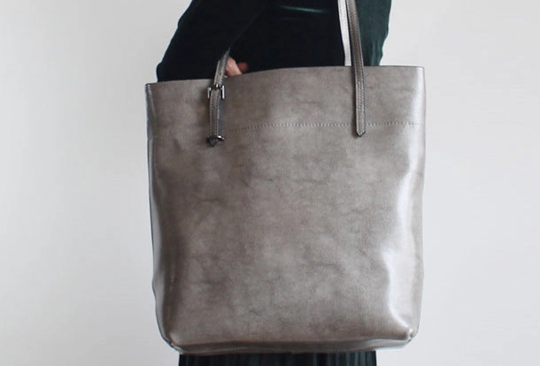 ethical fashion Detachable Strap Handmade Leather Tote Purse Handbag Shoulder Bag Large for Women Leather Shopper Bag