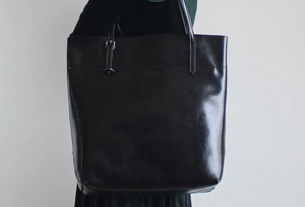 Soft Material Handmade Leather Tote Purse Handbag Shoulder Bag Large for Women Leather Shopper Bag
